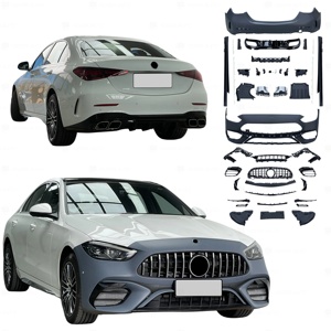 Parachoques de Material PP de Alta Calidad para <span class=keywords><strong>Mercedes</strong></span> <span class=keywords><strong>Benz</strong></span> Clase C W206 2022 <span class=keywords><strong>2023</strong></span> 2024 2025, Actualización al Modelo <span class=keywords><strong>C63</strong></span> <span class=keywords><strong>AMG</strong></span> con Capó y Guardabarros - Product Image 1