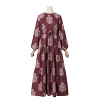 Moyen-Orient Abaya Dubai Robe pour femmes Modeste Hijab Robe Tailles 4XL et 6XL Imprimé pour l'été