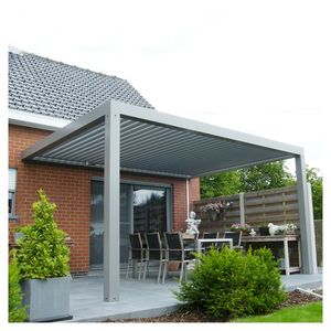 Pérgola Moderna Cuadrada de Aluminio Prima, Ecológica, Ligera, Impermeable, Duradera y Segura para Patio de Villa - Product Image 2