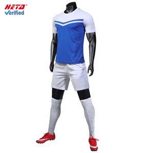 Высококачественная новая модель спортивной футбольной формы, дешевые футболки с индивидуальной сублимационной печатью, не выцветающие. - Product Image 2