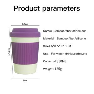 12 Ounce Reusable&Biodegradable <b>Cups</b> Custom Logo Eco Pla <b>Cup</b> With <b>Sip</b> Lid&Stopper Tumbler for Hot Coffee - Product Image 3