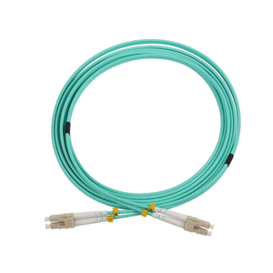 무료 샘플 LSZH OM3 OM4 LC/UPC - LC/UPC 아쿠아 광섬유 심플렉스 싱글 모드 2.0MM 패치 코드 케이블 (데이터 센터용) - Product Image 1
