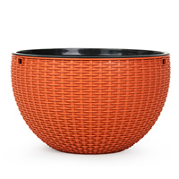 Pots suspendus à double compartiment auto-arrosants 1,28 L en PP pour usage intérieur/extérieur, maison et jardin