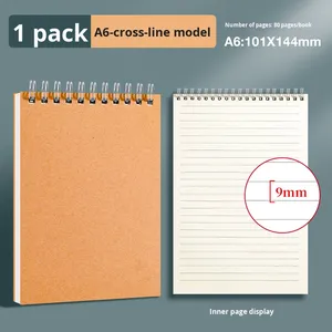 B5/a6/a4 מחברת ניידת עבה, מתאים עבור התלמידים קו הכנה למבחן קו הכנה של התלמידים, מחברת סליל a5 - Product Image 6