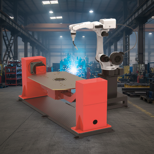 La Estación de Trabajo del Robot de Soldadura Automatizado Utiliza Tecnología para Soldar Acero Estructural Robot de Soldadura - Product Image 1