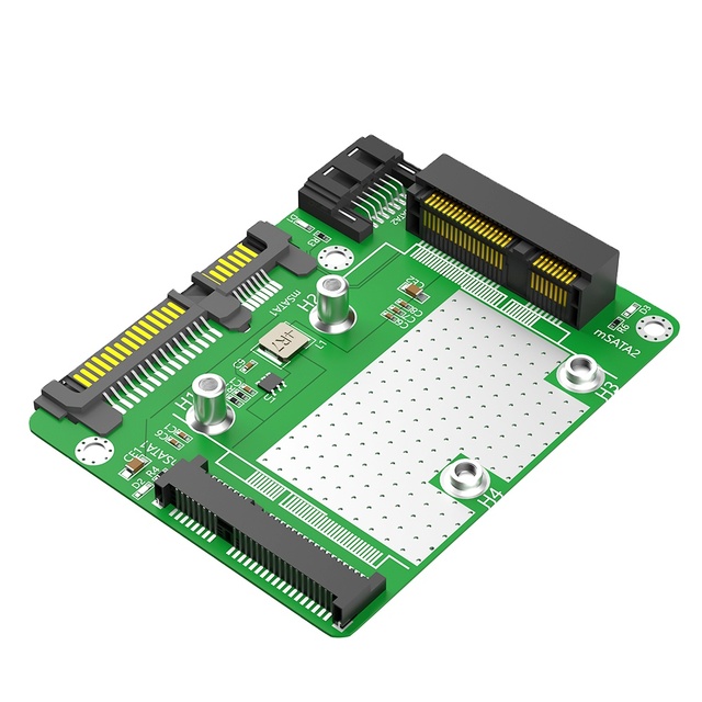 New Version Dual Msata SSD to Dual SATA3 Adapter