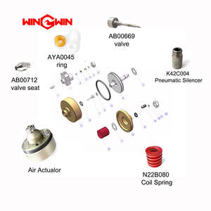 Waterjet K42c004 Pneumatische Geluiddemper N22b080 Spiraalveer Actuator Sugino Waterjet Onderdelen Versterker Pomp Onderdelen - Product Image 1