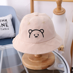 Chapeau <span class=keywords><strong>pour</strong></span> bébé, printemps et automne, section fine, dessin animé, ours mignon, chapeau de soleil <span class=keywords><strong>pour</strong></span> bébé d'été, chapeau de pêche <span class=keywords><strong>pour</strong></span> enfants - Product Image 6