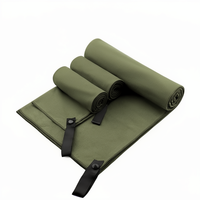 Ensemble de 3 serviettes en microfibre antimicrobiennes, grande taille 180x90cm et petite taille 80x40cm, séchage rapide, serviettes de sport, lavables en machine