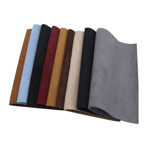 Sinh thái thân thiện mềm rexine Faux sợi nhỏ da lộn vải da CuộN Giày làm vật liệu - Product Image 2