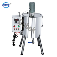 Machine de remplissage avec mélange chauffant, petit liquide épais, pâte chocolat, crème lave-vaisselle, rouge à lèvres, appareil de remplissage, ml