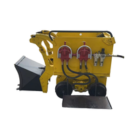Chargeur de roche pneumatique compact ZQ-12, pelle pneumatique de 0,12 m³ pour le déblaiement en tunnel et en carrière