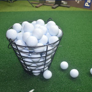 Panier en fil métallique durable avec poignée pour 50 ou 100 balles de golf – Conteneur pour balles de golf, idéal pour la pratique et les terrains de golf - Product Image 3