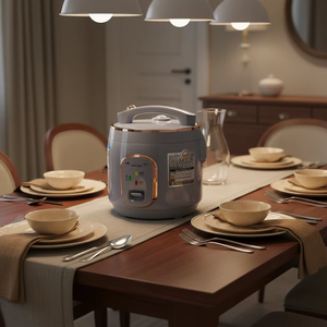 Olla <span class=keywords><strong>Arrocera</strong></span> Eléctrica Automática de 1.8 L, Olla Antiadherente, Vaporera, Taza Medidora, Olla <span class=keywords><strong>Arrocera</strong></span> de Bajo Consumo, Electrodomésticos para el Hogar - Product Image 2