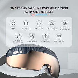 Müzik ile göz masajı, <span class=keywords><strong>Accupoint</strong></span> titreşim, göz yorgunluğu göz güzelliği için ısı göz bakımı masaj aleti - Product Image 2