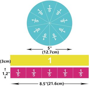 Azulejo <span class=keywords><strong>de</strong></span> fracción magnética XR, materiales <span class=keywords><strong>de</strong></span> matemáticas Montessori para que los niños aprendan fracciones <span class=keywords><strong>de</strong></span> equivalencia, manipuladores matemáticos, fracción <span class=keywords><strong>de</strong></span> <span class=keywords><strong>4</strong></span> ° grado - Product Image 6