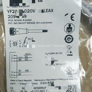 Cable de Sensor Yf2a15-020vb5xwbrleax, Nuevo, Envío Gratuito, Original, Disponible, Automatización Industrial, Dedicado - Product Image 1