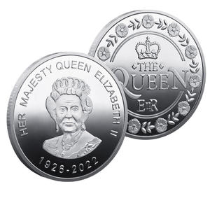 Pièce commémorative en métal de la reine Élisabeth II, 1926-2022, souvenir à thème commémoratif, gravée recto-verso - Product Image 6