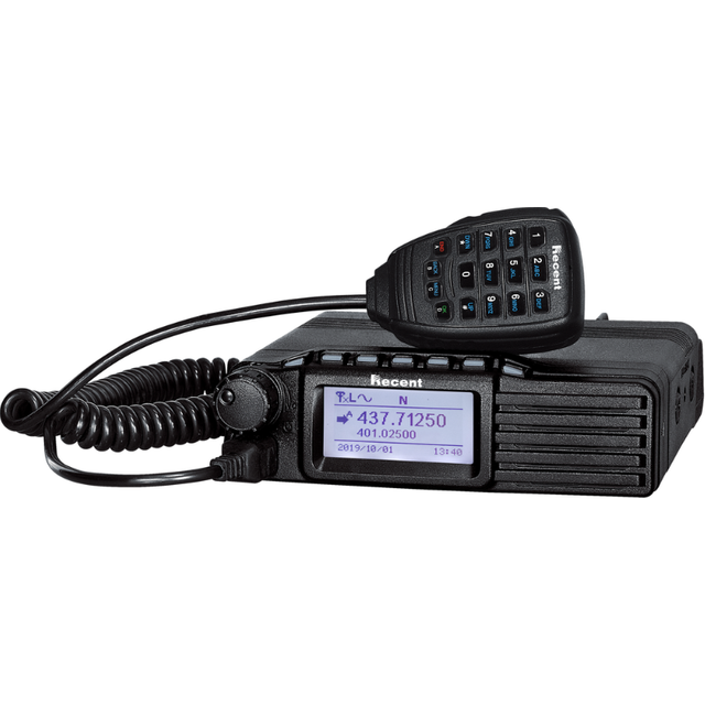 Recent RS-938D 50W DMR Digital Mobile Radio Analog Dual Mode Voice Encryption for Truck Logistics Fleet Dispatch Communication
