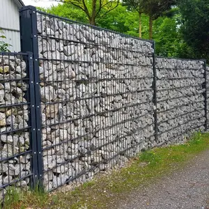 Welded Mesh Gabion Fence Retaining Walls Stone Fence Panels Wall