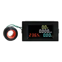 220V D69-2049 LCD 디지털 다기능 미터 AC 전압 전원 전류 전기 에너지 전기 미터