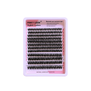 Soft <b>Fluffy</b> False <b>Eyelash</b> Extensions Vegan Cruelty Free Reusable Lightweight PBT Band for Everyday Look Quick - Product Image 6