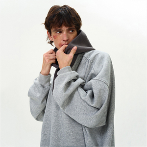 Sudaderas con Capucha Personalizadas con Logotipo del Fabricante, Forro Polar Grueso de 300g, Poliéster/Algodón, Diseño con Letras Otoñales, Talla Grande, Transpirables - Product Image 3