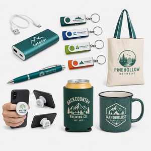 Business Promotional Gift Set Custom Branded Swag <b>Bag</b> USB Drive Power Bank Charging <b>Cable</b> Notebook Tote <b>Bag</b> Employee Event Gifts - Product Image 1