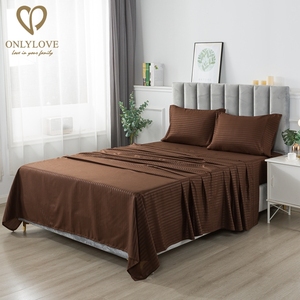 Ropa de cama personalizada de alta calidad, ropa de cama de lino cepillado 1800tc, 4 Uds. - Product Image 6