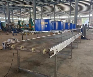 Stainless Steel Mesh <strong>Belt</strong> <strong>Air</strong> Cooling <strong>Conveyor</strong> with Fans Wire Mesh Cooling System for Fried Snacks and Hot Products - Product Image 6