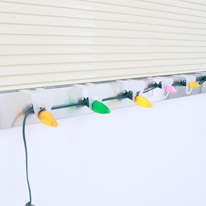 Al Aire Libre C7 C9 <span class=keywords><strong>Luces</strong></span> <span class=keywords><strong>de</strong></span> vacaciones Luz <span class=keywords><strong>de</strong></span> <span class=keywords><strong>Navidad</strong></span> original Gutter Tuff Shingle Tabs - Product Image 4
