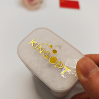 Vente en gros d'autocollants en cristal à motif original Mélange et correspondance avec le logo de la marque PVC Nickel UV Transfert Matériau d'emballage