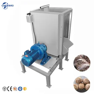 Machine de décorticage de noix de coco semi-automatique personnalisée