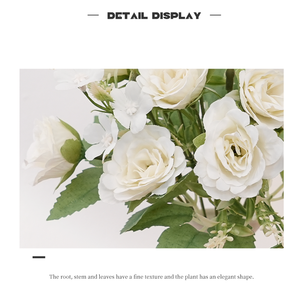 ورود ماريا اصطناعية، باقة محاكاة الربيع، مجموعة بالجملة مع سيقان - Product Image 3