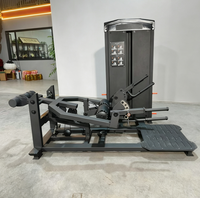 Machine de Squat et de Soulevé de Terre à Poids Sélectables pour Entraînement des Fessiers, des Ischio-jambiers et des Jambes, Idéale pour la Musculation en Salle de Sport Commerciale