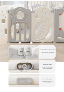Nuovo Design: Box per Bambini e Neonati in Plastica Grande per Interni, con Scivolo e Altalena, Focalizzato sulla Sicurezza, Ideale per Scuole e Parchi - Product Image 2