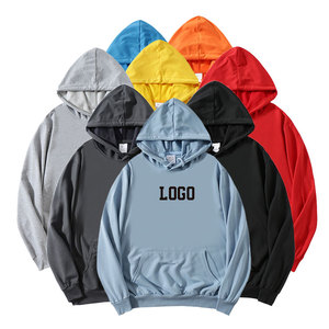 เสื้อฮู้ดดี้ผู้ชายพิมพ์ลายตามสั่ง ผ้าฝ้าย 65% โพลีเอสเตอร์ 35% บริการ OEM คุณภาพสูง ผู้ผลิตเสื้อฮู้ดดี้สีดำตามสั่ง - Product Image 1