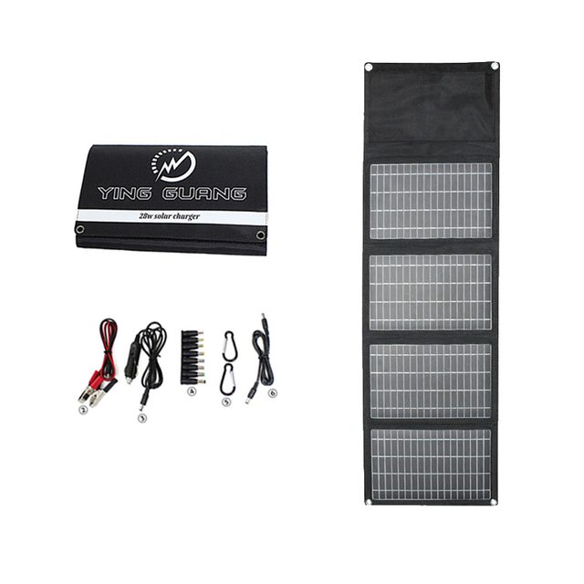 Monocrystalline Solar Power Module 14W to 200W Foldable Micro Solar Energy System with 30W and 40W Photovoltaic Panels