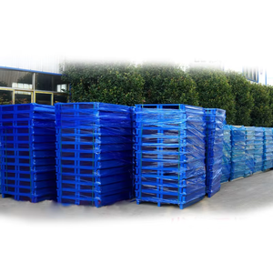 Paleta de Acero de Alta Calidad, Resistente, de Una Sola Cara, para Logística Industrial, Almacenamiento en Bodega, Transporte, <span class=keywords><strong>Yuge</strong></span>, Entrada Bidireccional - Product Image 6