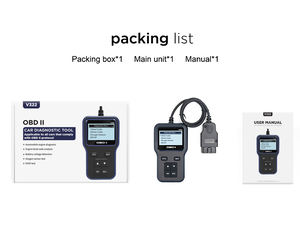 เครื่องอ่านโค้ดเครื่องยนต์ DAONAN V322 สำหรับรถยนต์ทุกคันที่รองรับ OBDII เครื่องมือวินิจฉัยแบบพกพาอเนกประสงค์ที่ปรับแต่งได้ตามมาตรฐาน OEM พร้อมรองรับ 10 <span class=keywords><strong>ภาษา</strong></span> - Product Image 6