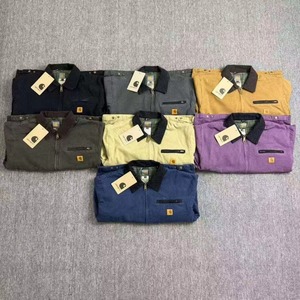 Edición Correcta Kaha T New J97 Detroit Heavy Industry, Chaqueta Clásica Americana de Invierno en Mezclilla Lavada para Hombre y Mujer - Product Image 1