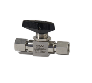 Stainless Steel 316/316L Manual Control High 6000psi Two-Way Ball NPT True End Connection <b>PTFE</b> Seal Gas OEM SS-B3 Ball Sta - Product Image 1