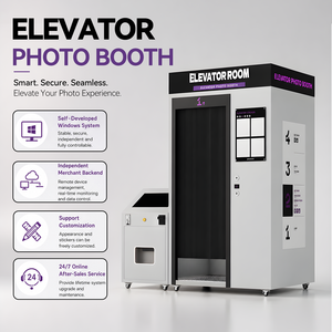 Cabina de Fotos con Elevador Metálico, Fotografía de Alta Angular e Impresora de Autoservicio para Negocios de Entretenimiento - Product Image 2