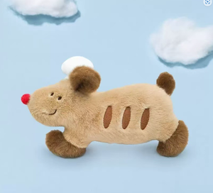Listo para Enviar, Peluche de Regalo en Oferta, Juguete de Peluche Suave, Muñeco de Peluche, Lindo Peluche de Dibujos Animados con Diseño de Perro Baguette - Product Image 5