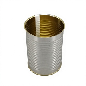 Vente en gros usine – Lot de 3 boîtes alimentaires vides en fer blanc de haute qualité avec couvercle EOE, emballage métallique rond Jinko BP-040 - Product Image 4