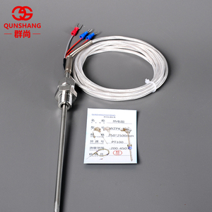 Di chuyển chủ đề PT100 cảm biến nhiệt độ ba dây bạch kim kháng nhiệt 3-Core mạ bạc cảm biến nhiệt độ - Product Image 2