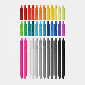 Bolígrafos de Gel KACO ALPHA LOVE STORY, juego de bolígrafos de tinta negra de punta fina de 0,5mm, suministros para el hogar, oficina y escuela, papelería, regalos de vacaciones