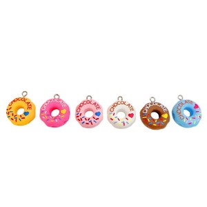 Miniaturas de Donuts de Resina, Adornos Artesanales Multicolores, Decoración Realista en 3D para el Hogar, Primavera 2026 - Product Image 1