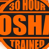 Autocollant réfléchissant pour casque de sécurité certifié OSHA 30 heures, orange, pour ouvrier du bâtiment et chef de chantier