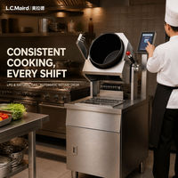 Machine de cuisson verticale rotative intelligente à gaz, wok automatique à tambour G30DAS, équipement de cuisine commercial